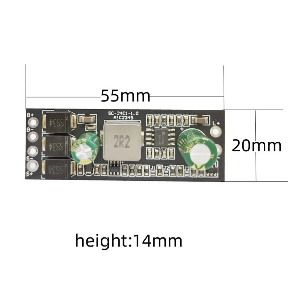 3.7V Solar Boost Controller 3.2V Lithium Battery Step Up Power Board 5V 9V 12V Adjustable Output Max 2A Solar Panel Charger Vue