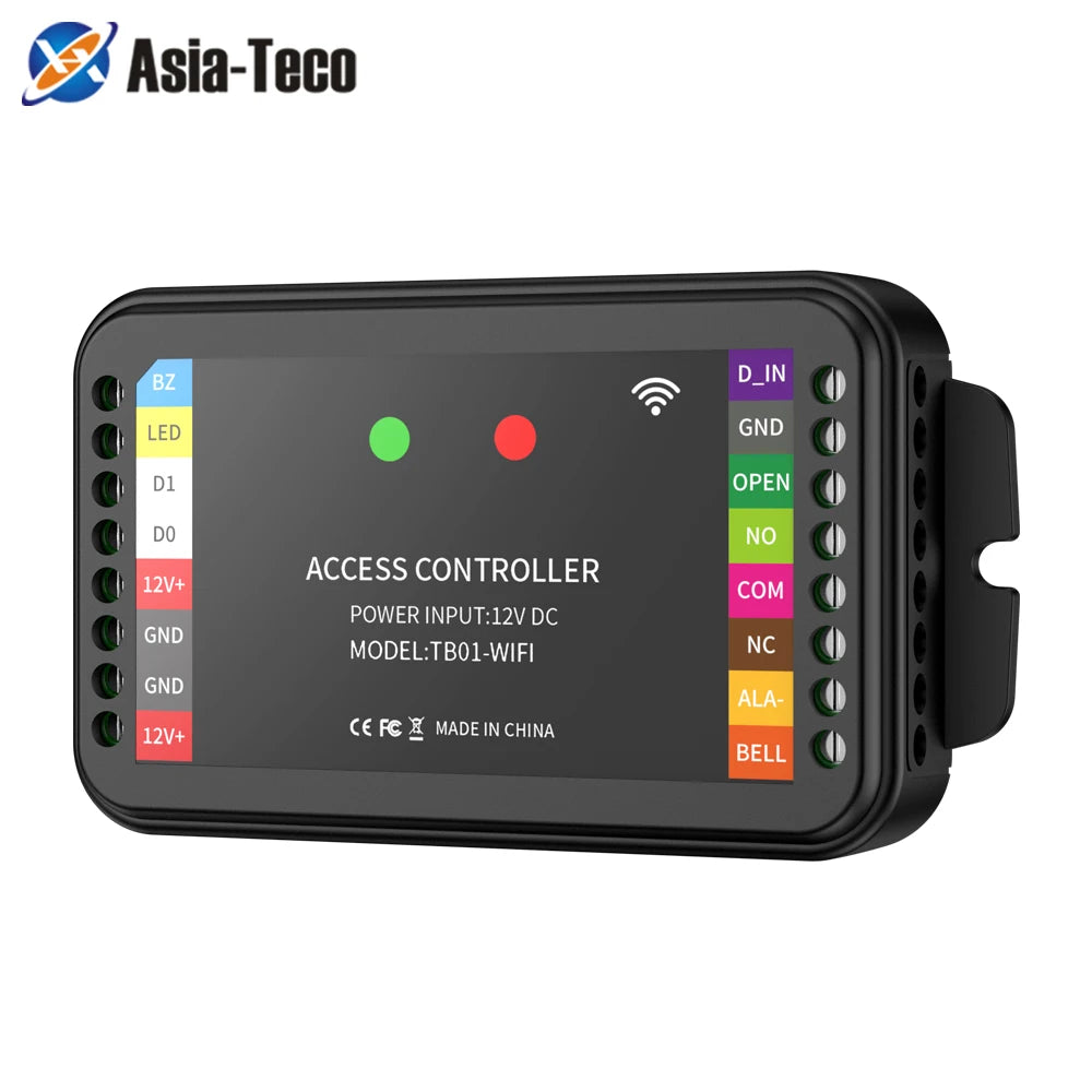 Wifi Smart Access Controller System TTLock APP Remote Door Opening User Data Transmission Wiegand Input Rfid Reader Vue
