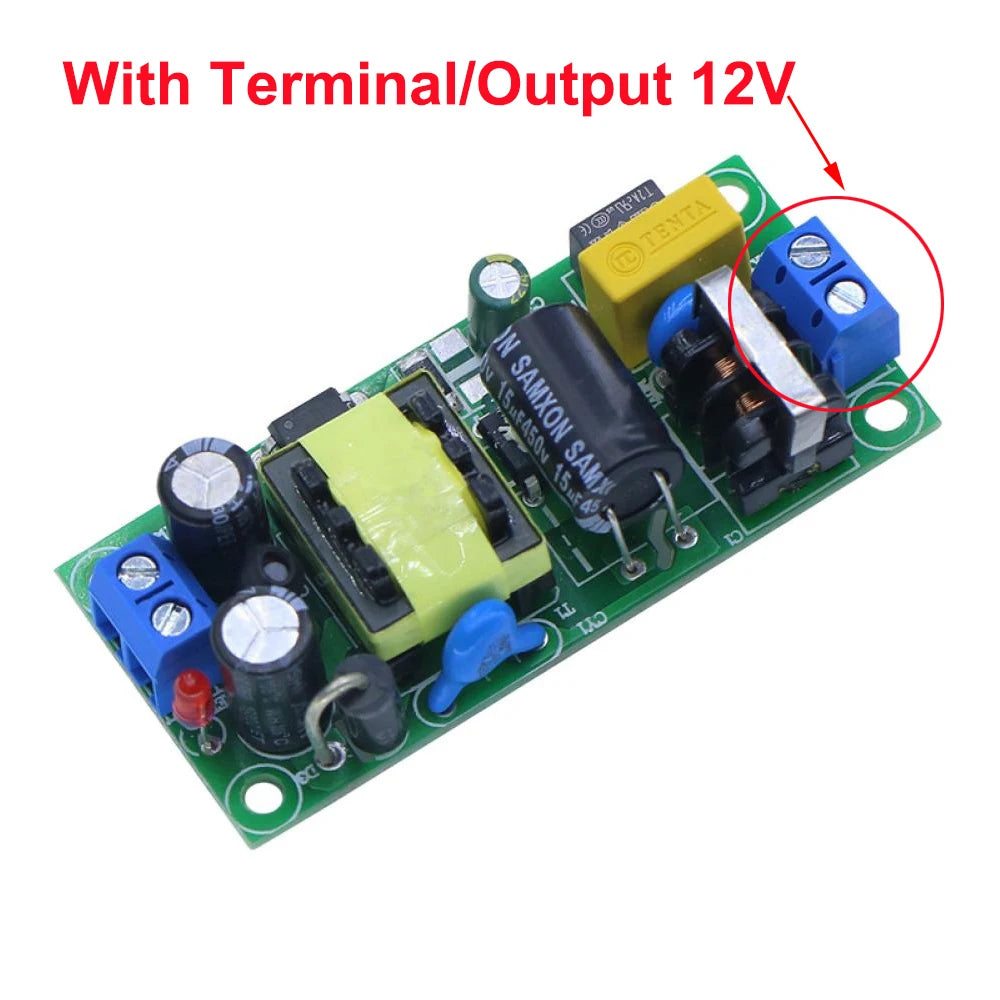 AC/DC-DC Converter Buck Switching Power Supply Board 10W/12W AC85-265V to DC5V/12V/24V Step-down Isolate Power Supply Module Vue