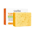 1/2Pcs Persimmon Cleansing Soap Bar with Foaming Net Body Care Face Wash Exfoliating Whitening Soap Fruit Handmade Shower Soap Vue 100g