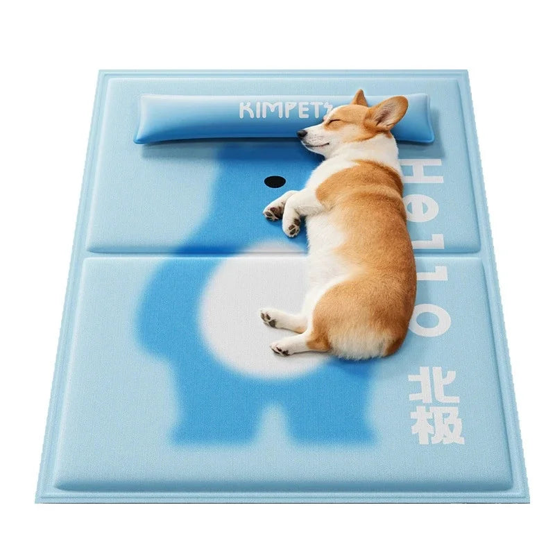 Cooling Gel Pet Mat For Small Dogs And Cats Fast Chill Breathable Pad Summer Bed For Puppies Kittens Indoor Outdoor Home Travel Vue