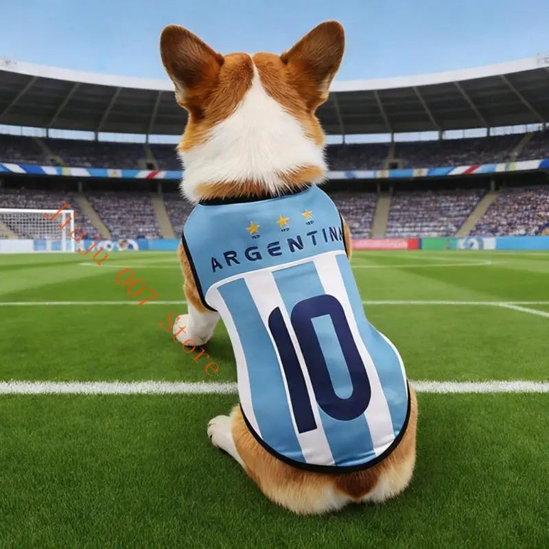 Soccer Jersey Vest for Small Dogs | Lightweight Sport Shirt Dog Jersey Vest Vue
