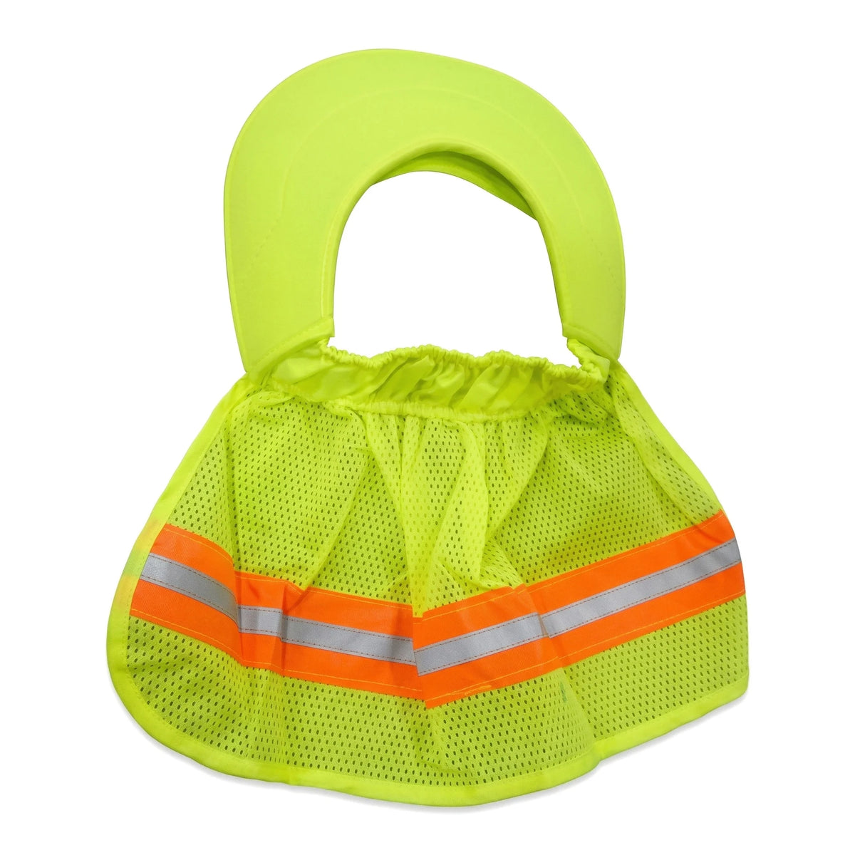 Summer Sun Shade Safety Hard Hat Neck Shield Helmets Reflective Hat Brim Reflective Cap Cover For Construction Workers Vue Fluorescent yellow