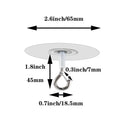 Multifunctional Self-Adhesive Ceiling Hook Water Resistant Strong Bearing Wall Hooks Transparent Metal Hooks Vue Transparent