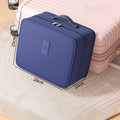 Upgrade Travel Shoe Bag Organizer Zipper Waterproof Sneakers Storage Bag Multi layer can store 3pair shoe box Vue SND4050-Blue