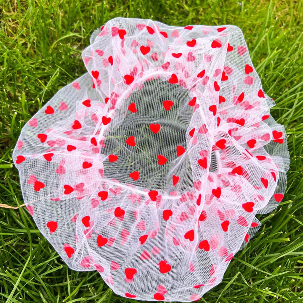 4Pcs Anti Pickup Dog Mesh Head Cover Adjustable Net for Puppy Cat Outdoor Walk Indoor Home Pet Training Scavenging Guard Vue