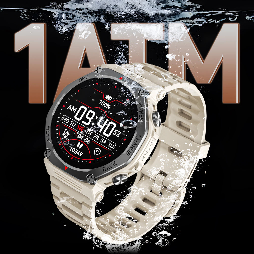 2025 New GPS Smartwatch for Android/IOS Voice Assistant 1200mAh Large Battery Wireless Call Strong Flashlight Sport Watch for Me Vue
