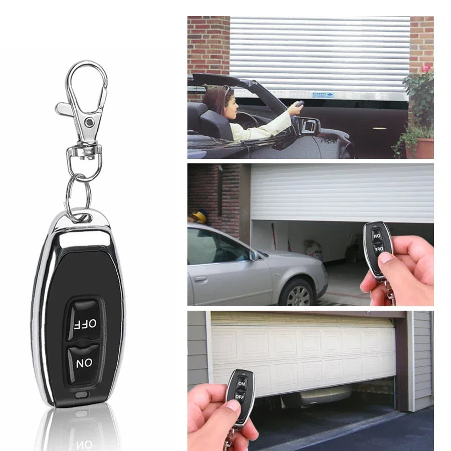 DC 12V Remote Control Smart Switch Universal RF 433MHz Gate Garage Door Led Lighting Asking Code Relay Receiver Mini Module 10A Vue