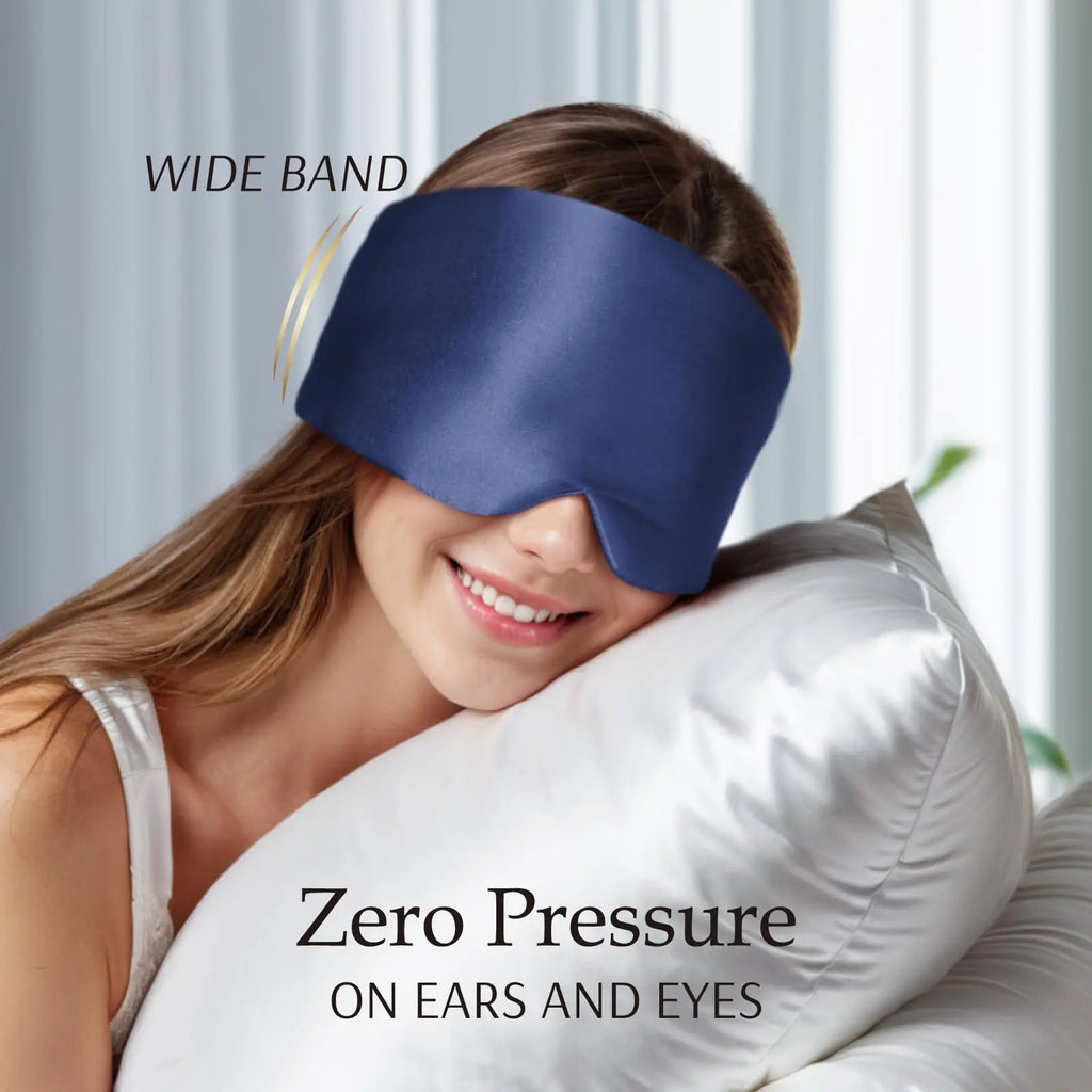 Mulberry Silk Sleeping Mask Eyepatch Blocking Light Eyemask Eyeshade