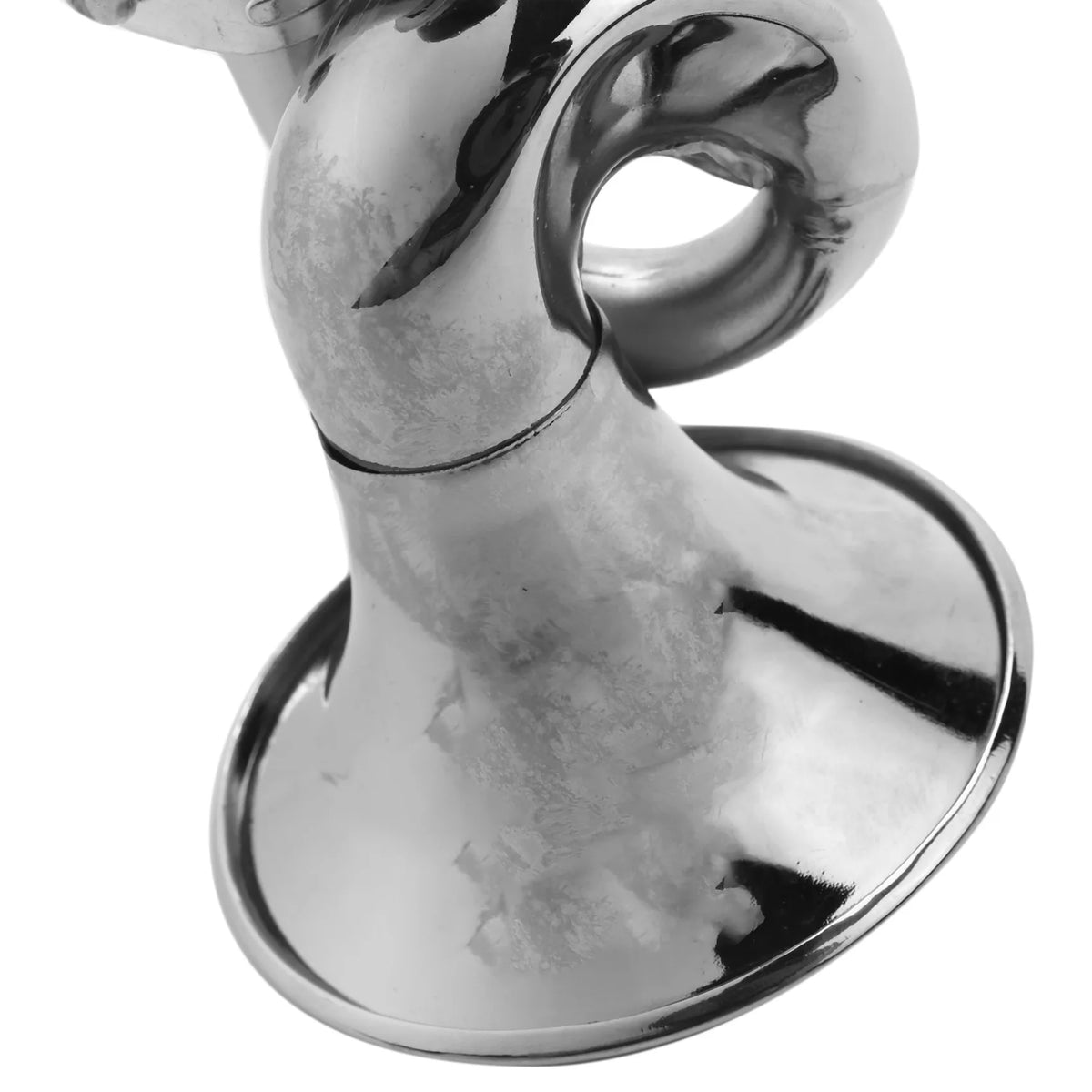 ABKW-2X Non-Electronic Trumpet Loud Bicycle Cycle Bike Bell Vintage Retro Bugle Hooter Horn Silver Vue NONE