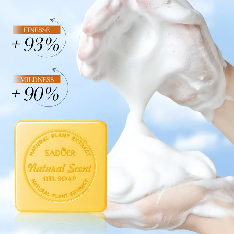 100g Natural Honey Handmade Soap, Contains Honey and Glycerin. Rich, Dense Foam That Is Gentle, Cleanses Skin of Dirt and Oil, Leaving Skin Smooth, Clean, and with a Pleasant Fragrance. Suitable for All Skin Types. Vue