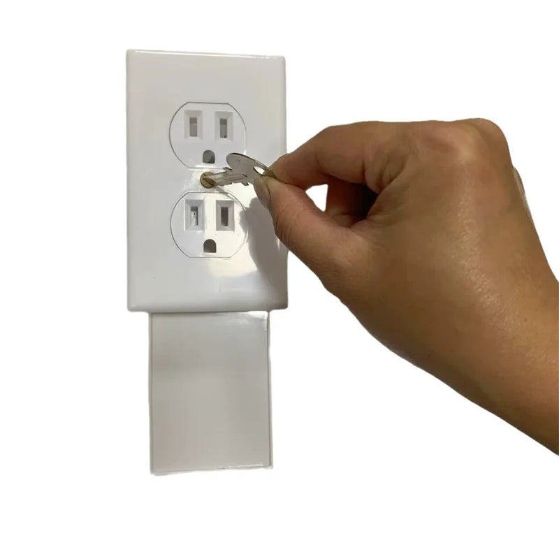 Creative Home Hidden Sight Secret Wall Socket Storage Box Hide Pill Jewellery Security Container Stash Coin Cash And Small Items Vue