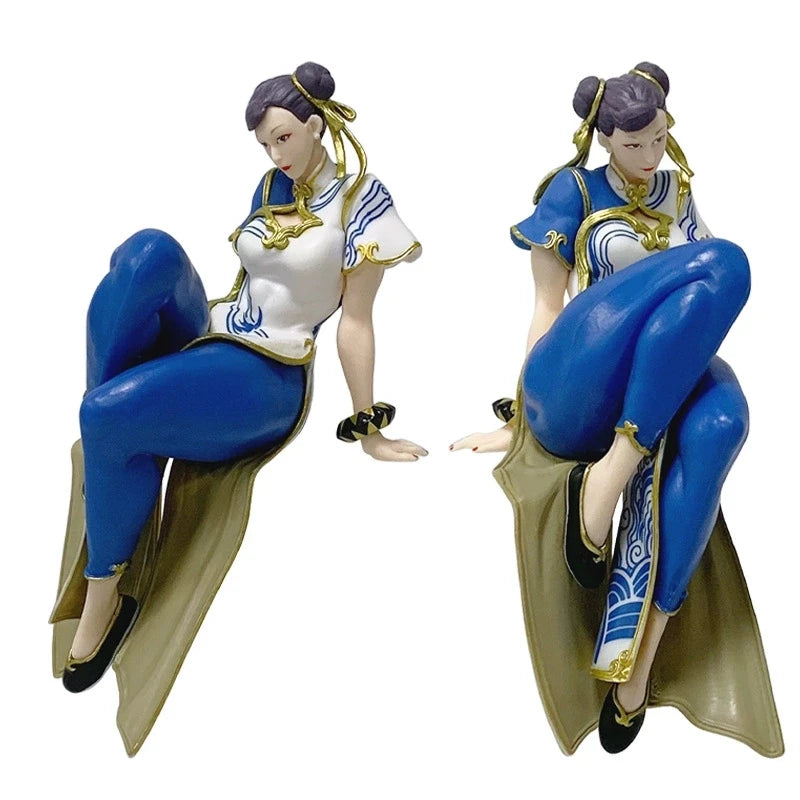 In Stock Game Street Fighter 6 PM Chokonose Figure 14CM Chun-Li 14cm Anime Collections Model Toy Figures Gift Vue