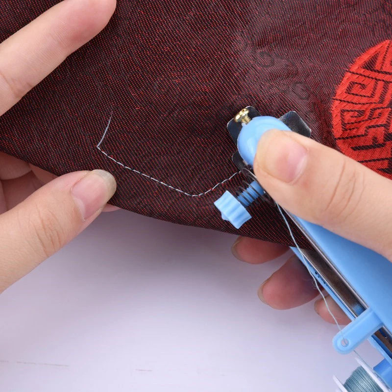 Random Mini Sewing Machine Needlework Cordless Handheld Clothes Vue