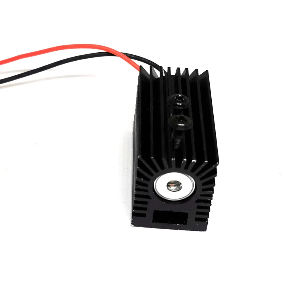 Industrial 532nm 50mW Green Laser Diode Module Focus Dot Lighting 3-5V With Heatsink Vue Only Module None