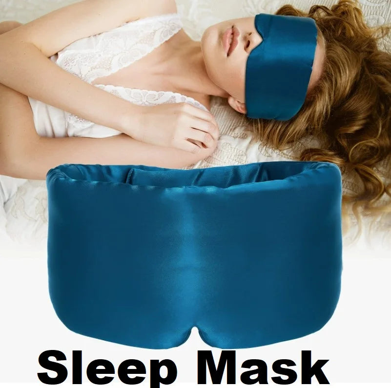 100 Mulberry Silk Sleeping Mask Eyepatch Blocking Light Eyemask Vue