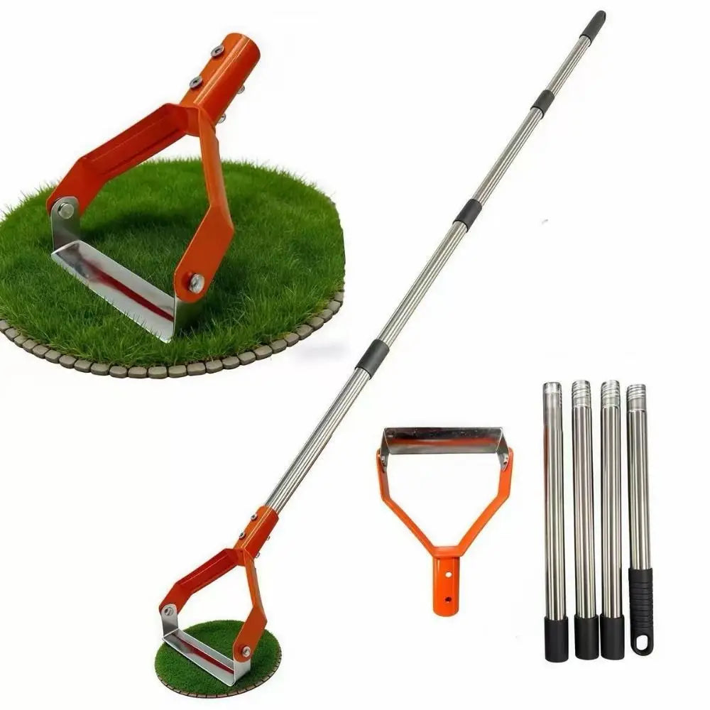 Two-In-One Weeding Ring Toothed Blade Dual-Purpose Horse Shoe Ring Hoe Compact And Sturdy Garden Weeding Tool Weeding Grass Vue