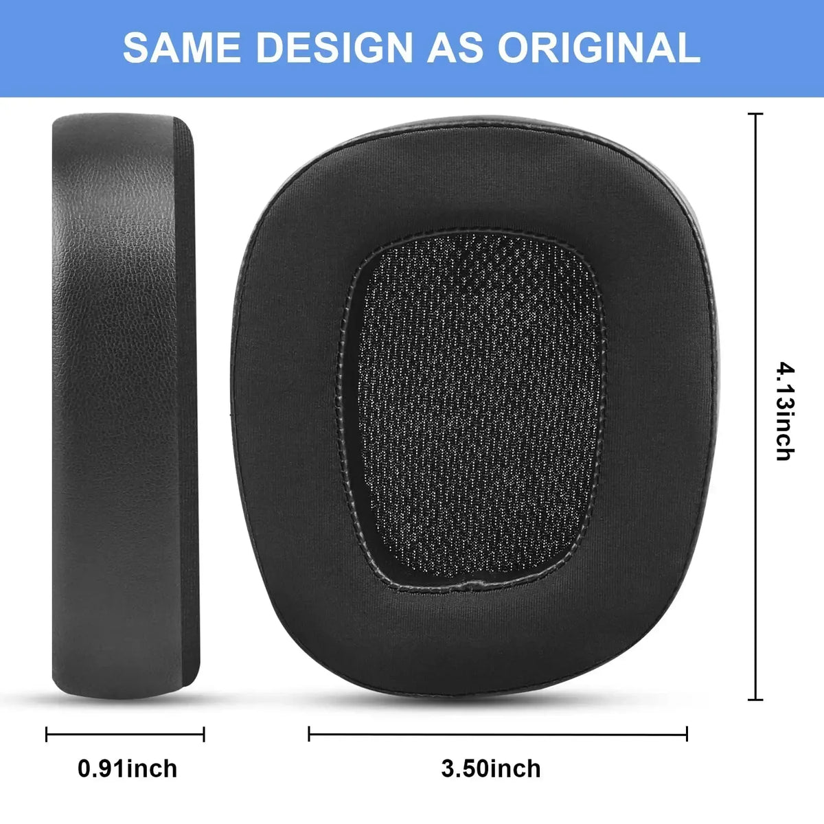 Cooling Replacement Earpads Cushions Compatible with Logitech G633 G933 Gaming Headset Vue