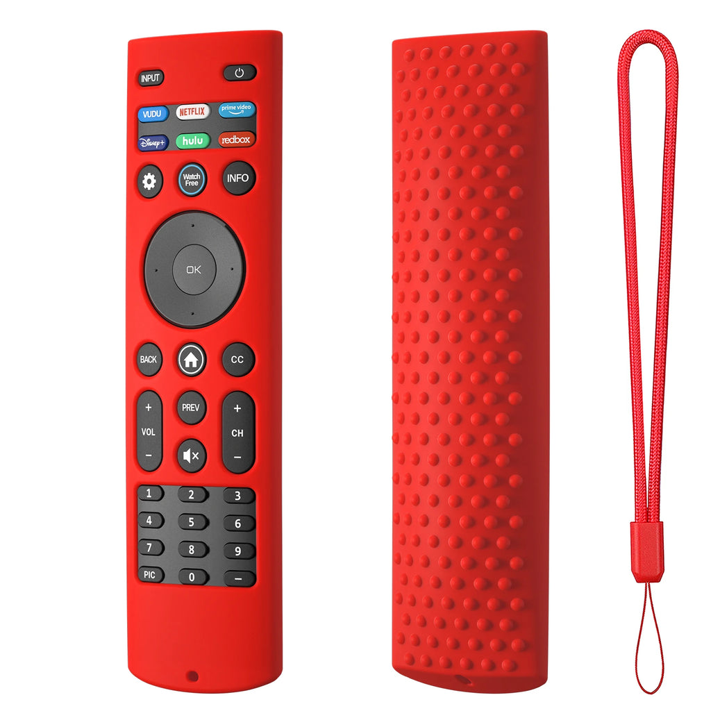 Smart TV for VIZIO XRT140 Remote Control Case Soft Silicone Cover Shockproof Anti-Slip Shell Replacement Smart Remote Control Vue