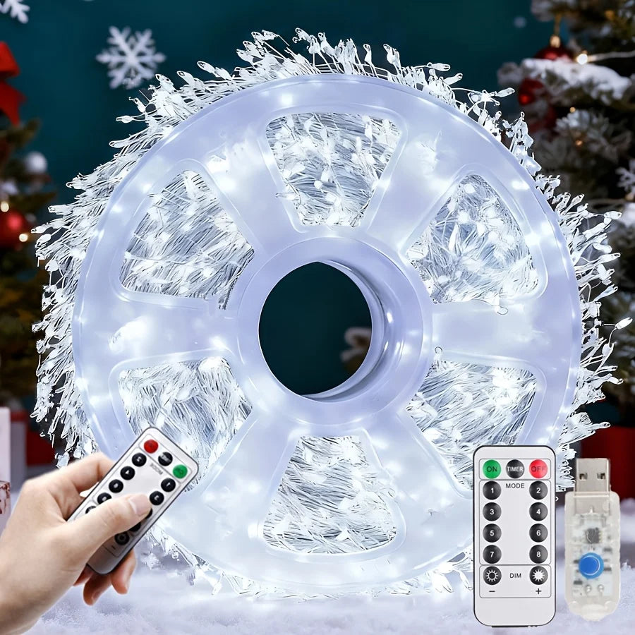 Whimsical Burst Shaped Firework String Lights, Bendable Multi-Twig Cluster Lights, Indoor Holiday Festive Atmosphere Lighting Vue