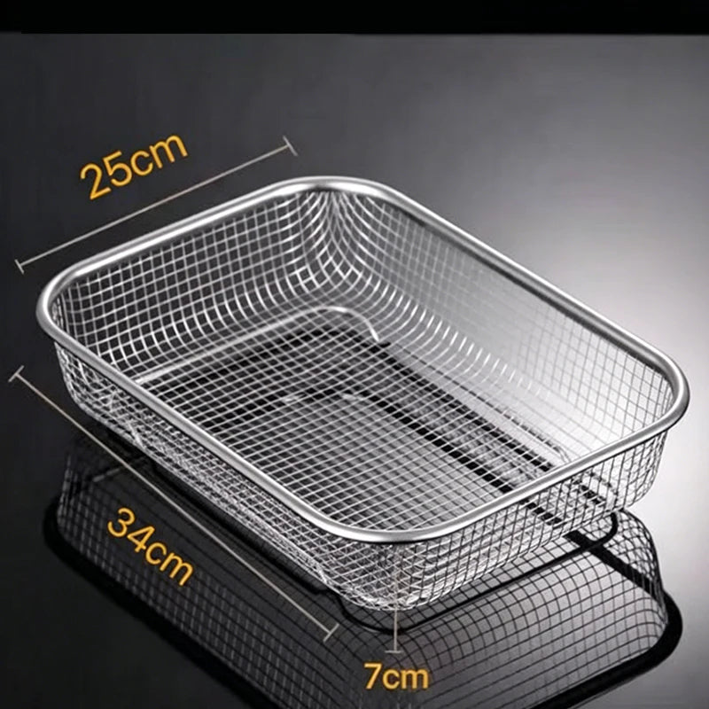Stainless Steel Soil Sieve Mesh Sand Rock Filter Compact Gardening Tool Compost Sifter for Soil Mixing Vue