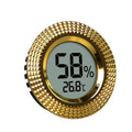 Embedded Temperature and Humidity Meter LCD Digital Display -20℃-50℃ Thermometer 10%~99%RH Hygrometer for Wine Cabinet/Cigar Box Vue Default Title