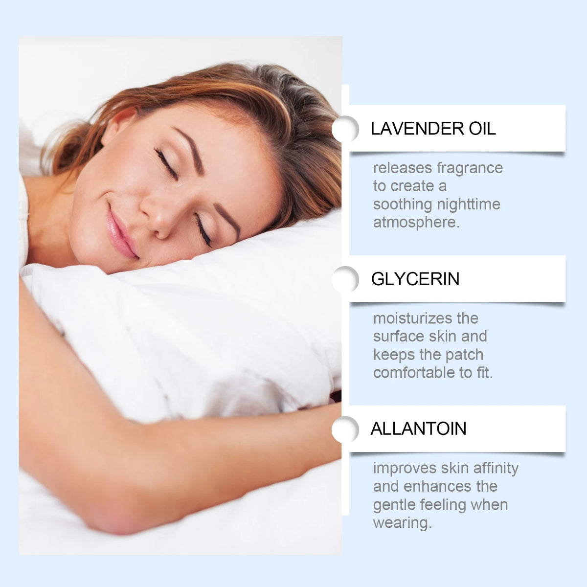 Sleep Care Patches | Natural Daily Gentle Nighttime Soothing Care for Peaceful & Restful Sleep, Convenient Portable Design Vue
