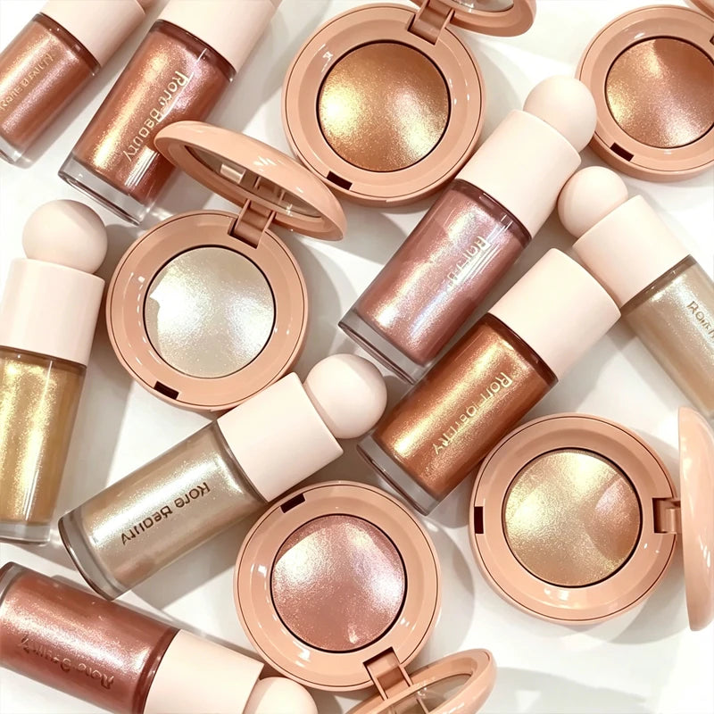 Rare Beauty Makeup Light Silky Touch Highlighter Soft Pinch Liquid Blusher Positive Light Lqiuid Luminizer Lasting Oil Control Vue