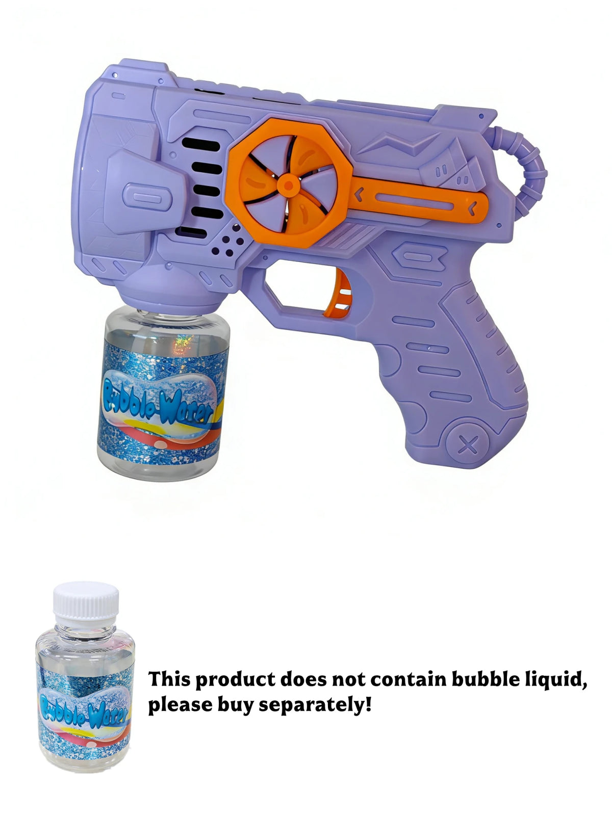 Bubble Gun Toys, Colorful Body Bubble Machine for Kids Outdoor Summer Gift (Not Included Battery, Not Contain Bubble Liquid) Vue 333-50purple