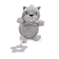Bunny Style Infant Toddler Rattles Toys for Baby Stroller Crib Soft Bear Pram Hanging Toys Plush Appease Doll Bed Accessories Vue B129 Raccoon