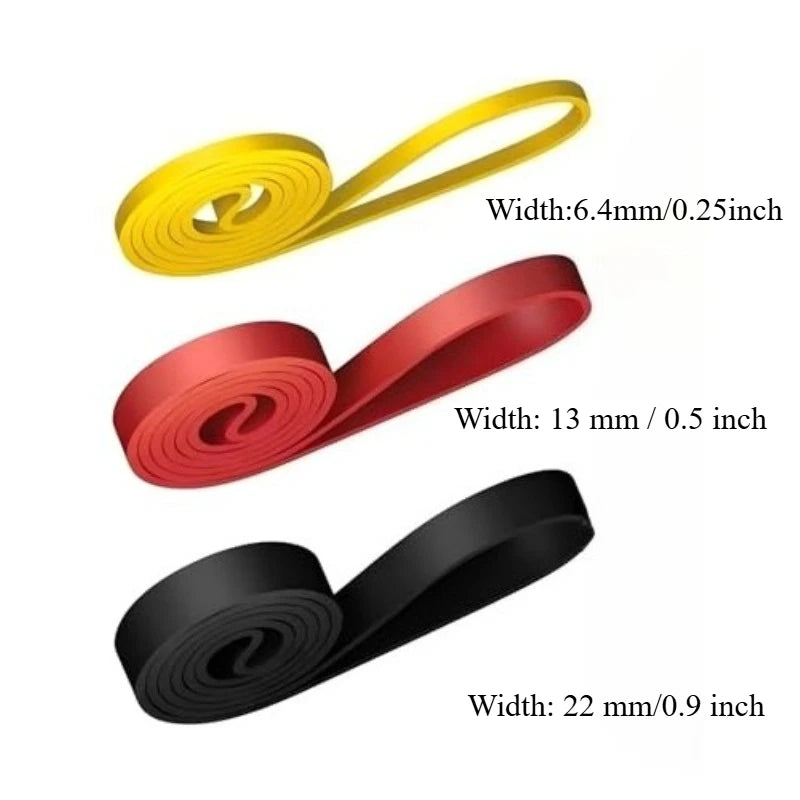 3pcs Fitness Elastic Bands Set for Pull-Ups Resistance Bands for Strength Training Yoga Stretch Assistance Bands for Men & Women Vue 3pcs