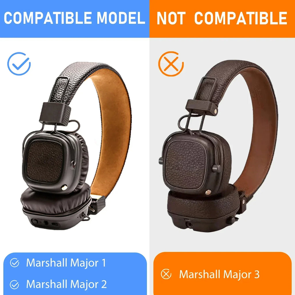 Replacement Earpads For Marshall Major 1 2 Headphones Ear Pads Cushion Cover Major II I Foam Pad Repair Parts Vue