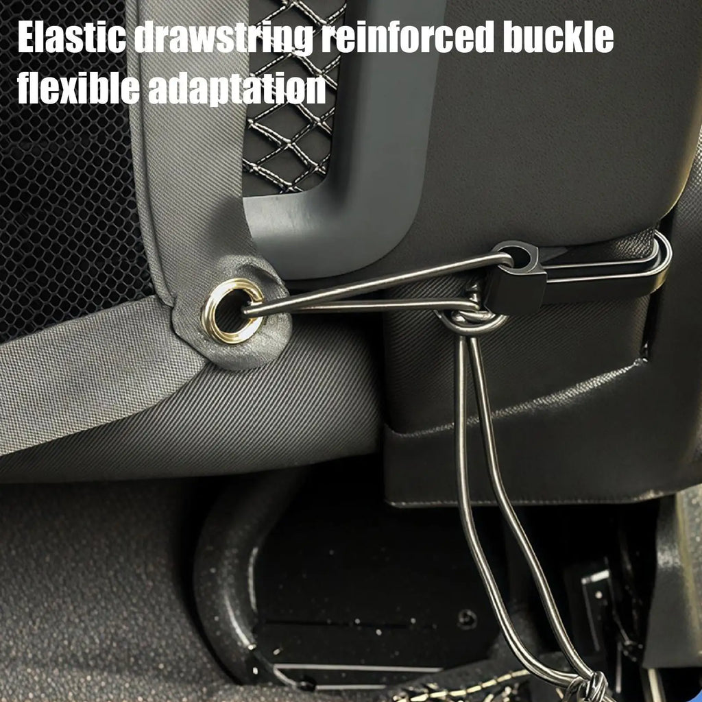 116x76cm Dog Net Adjustable Truck Divider Back Seat Barrier Heavy-Duty Foldable Isolation Net Car Accessories for Safe Driving Vue