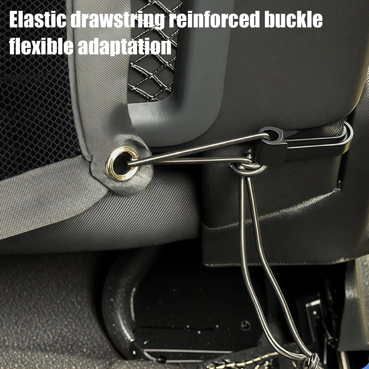 116x76cm Dog Net Adjustable Truck Divider Back Seat Barrier Heavy-Duty Foldable Isolation Net Car Accessories for Safe Driving Vue