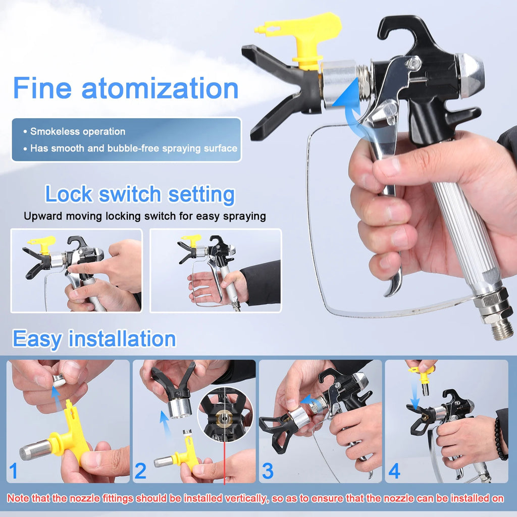 Electric Airless Sprayer Electric Paint Spraying Machine High Efficiency High Pressure Airless Sprayer Vue