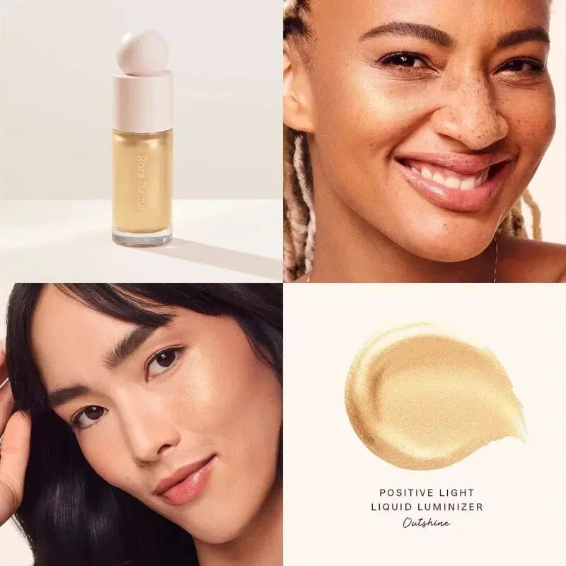Rare Beauty Soft Pinch Dewy Liquid Blush Lightweight and Smooth Lipstick Long-lasting Gloss Rouge Pearlescent Highlight Makeup Vue Outshine