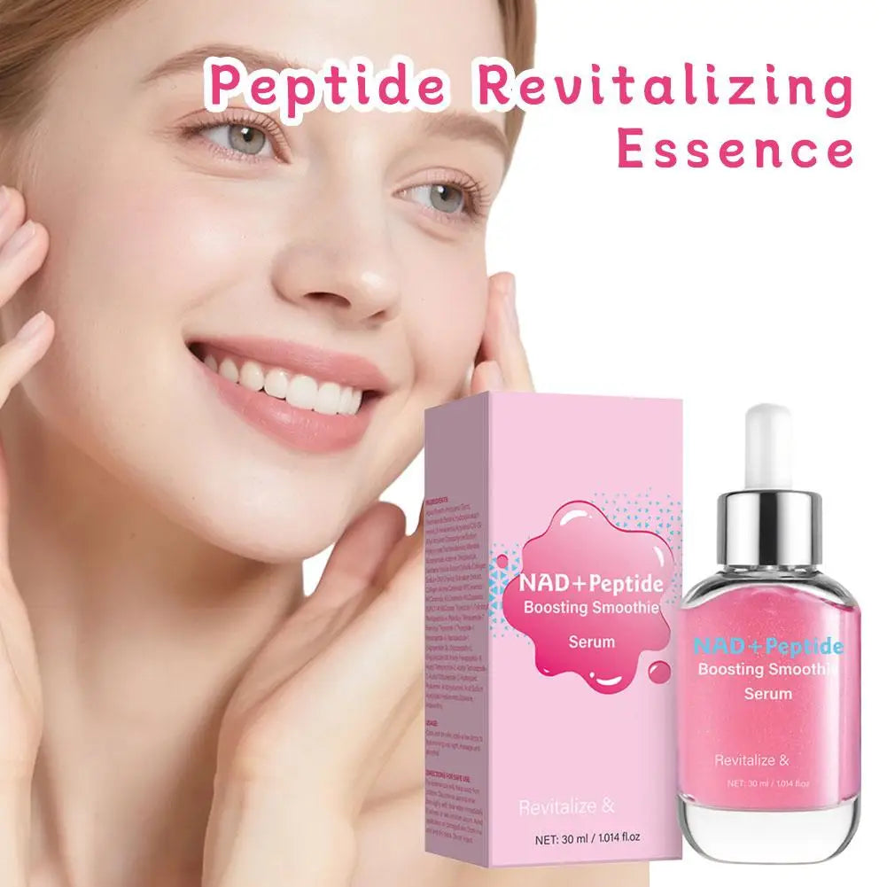 Original Korean Essence NAD+ Peptide Boosting Smooth Serum Revitalize Firming Repair Barriers Peach Whitening Facial Skin Care Vue