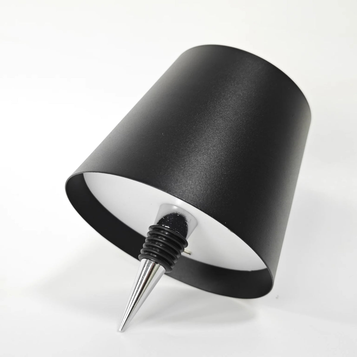 Wireless Bottle Lamp , Touch Control of 3 Colors and Stepless Dimming, Suitable for Wine Bottles, An Alternative To Wine Corks Vue changeable black
