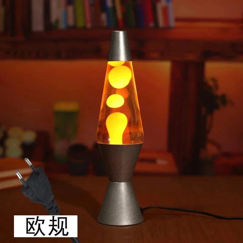 Lava Lamp Volcano Cone Bottle Floating Jellyfish Night Light Romantic Home Decor For Bedroom Kids Teen Gifts Halloween Christmas Vue