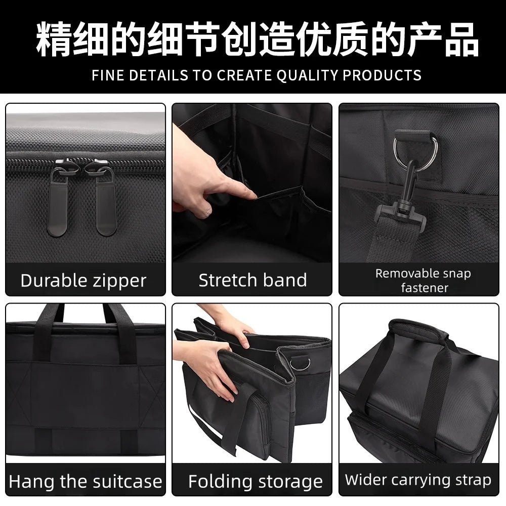 Salon Barber Fold Bag Large Capacity Scissor Tools Storage Hairdressing Cosmetic Organizer Grooming Travel Bags Makeup Case Vue
