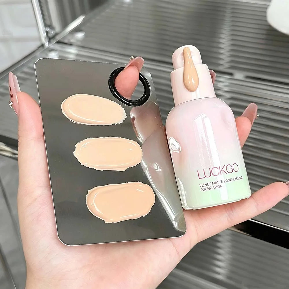 1 Pcs Natural Smooth Creamy Liquid Foundation Long Lasting Waterproof Even Skin Concealer Face Liquid Foundation Makeup Cosmetic Vue