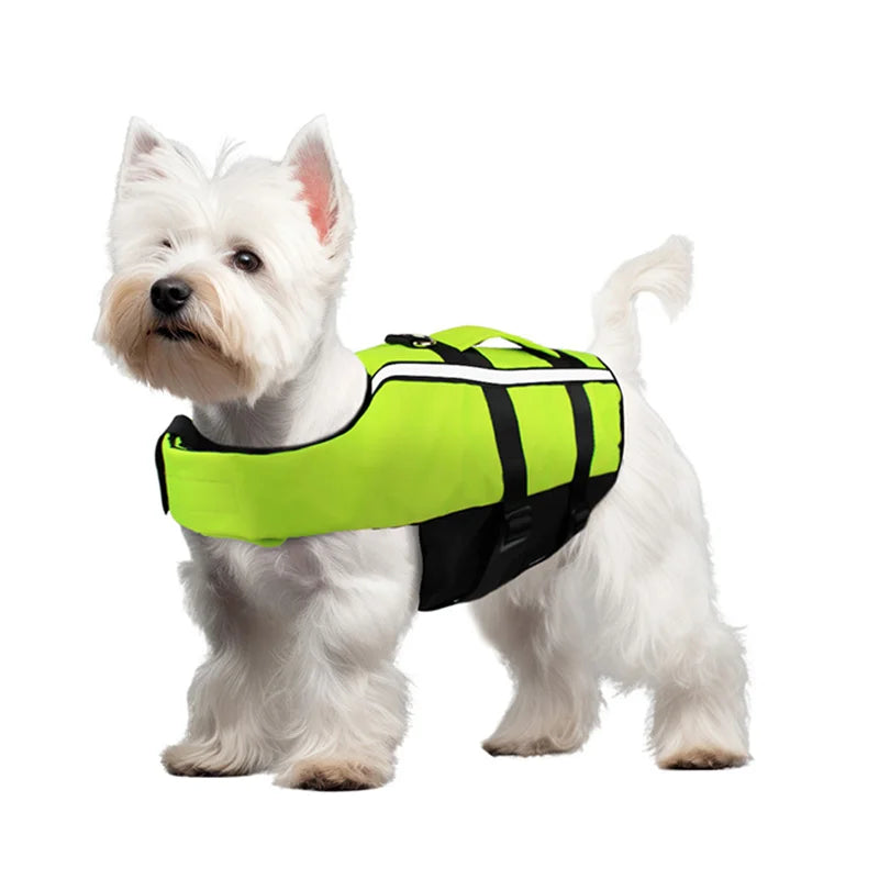 Inflatable Dog Life Jacket for Small Medium Large Dogs Boating Swimming Vest for Dogs Outdoor Portable Safe Folded Dog Swimsuit Vue