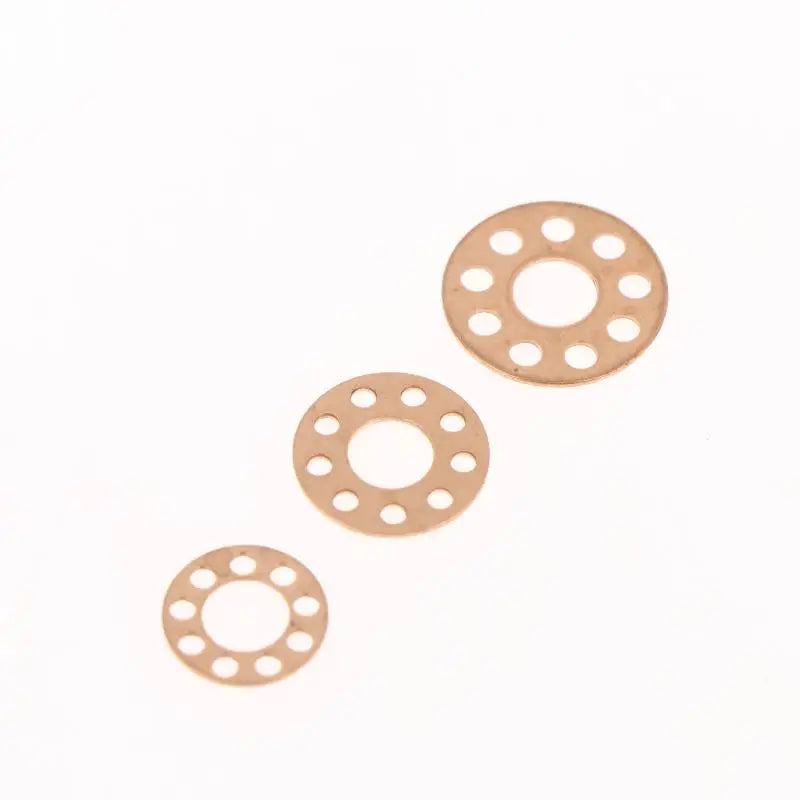 10Pcs Brass Washers for Folding Knife Precision Gasket Oil Storage Durable Knife Accessories for Repair Upgrade Vue