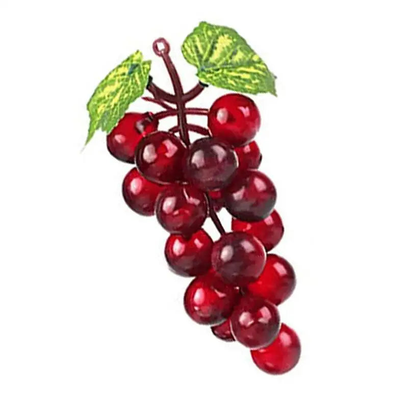 Artificial Grape Cluster – Realistic Fake Fruit Decor, 13cm Artificial Fruit Decor Vue