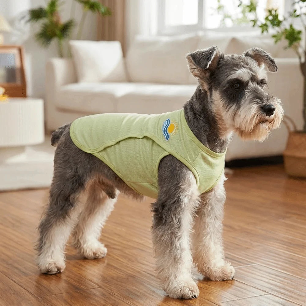 Pet Cool Clothes Breathable Pet Summer Vest Lightweight Soft Dog Tank Top Sleeveless Dog Sunscreen Clothes Summer Vue