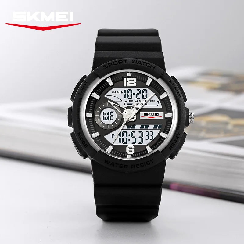 SKMEI 2477 LED Dual Display Waterproof Sports Watch Digital Sports Watch Vue