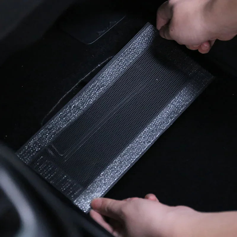 For Tesla Model Y Launch 2025-2020 Model 3 Highland 2024-2017 Air Outlet Under Seat Protective Cover 1 Pair Vent Mesh Filter Vue