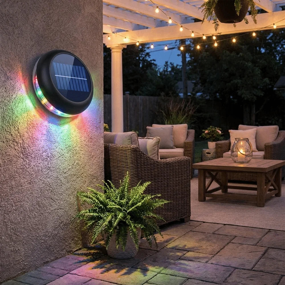 Solar Powered Solar Clip Light Motion Sensor Bright Waterproof Outdoor Lighting Waterproof Steady Brightness Fence Yard Light Vue
