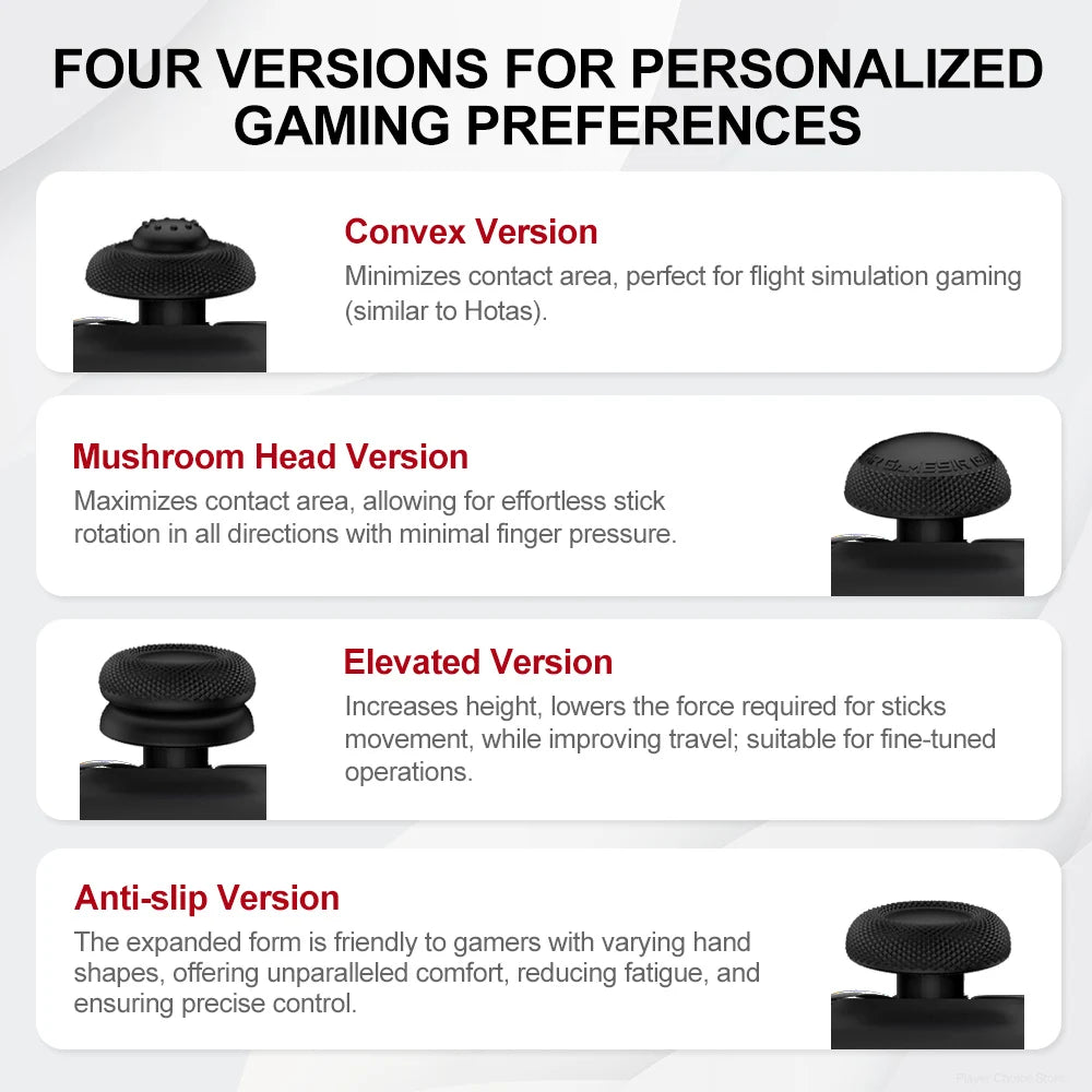 GameSir Joysticks Caps for G7 PRO G7 Pro 8K Cyclone 2 G7 SE G8 Plus Nova 2 Lite Gamepads Colorful Silicon Thumb Grips Caps Vue