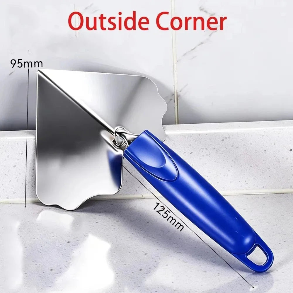 Stainless Steel Material Corner Trim Strip Enlarged Design Wear Resistant Smoothing Tool Thickened Design Rustproof Performance Vue Style 3
